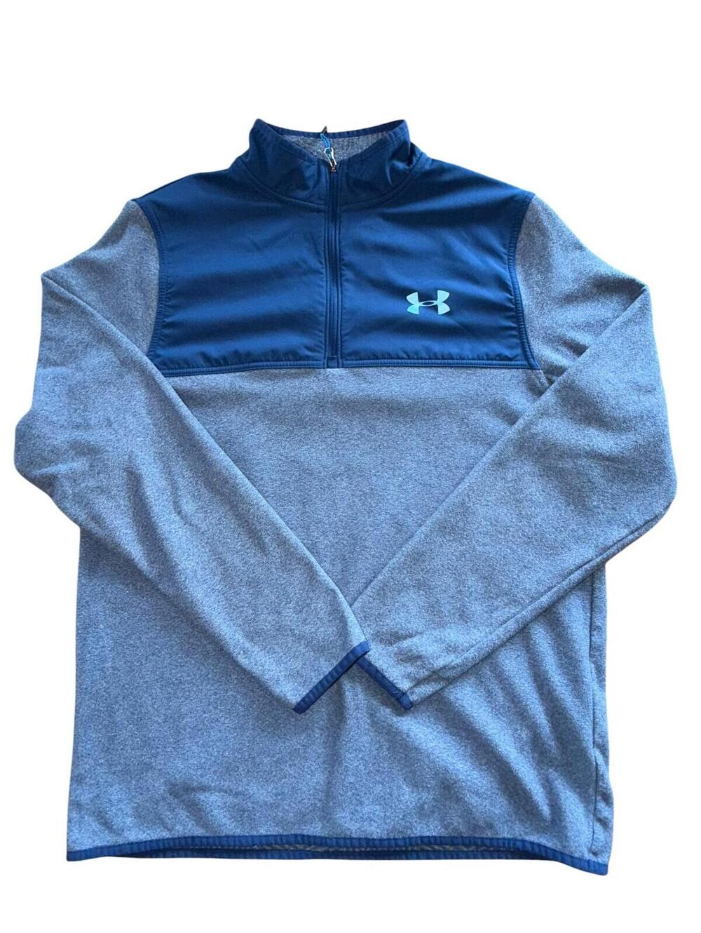 Under Armour ColdGear 1/4 Zip Pullover Men’s Medium Blue
